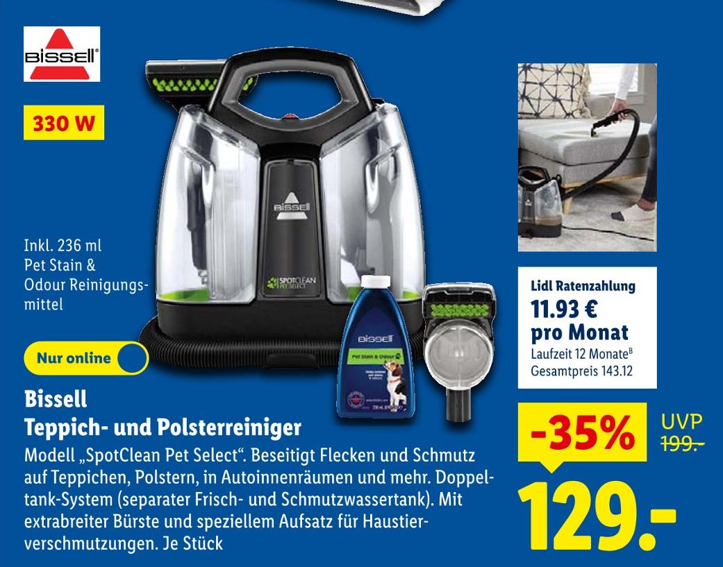 Teppich- und Polsterreiniger