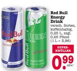 Red Bull Energy Drink oder Red Bull The Green Edition Angebote von Red Bull bei E center Frankenthal für 0,99 €