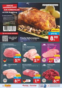 Fleisch im aktuellen Netto Marken-Discount Prospekt (Mönchengladbach) Fleisch im Netto Marken-Discount Prospekt "Aktuelle Angebote" mit 58 Seiten (Mönchengladbach)