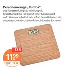 Personenwaage Rumba im Angebot bei V-Markt in Kempten Personenwaage Rumba Angebote bei V-Markt Kempten für 11,99 €