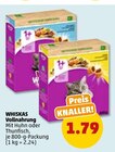 Vollnahrung von Whiskas für 1,79 € bei Penny-Markt im Angebot Vollnahrung von Whiskas im aktuellen Penny-Markt Prospekt
