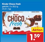 Choco fresh von Kinder für 1,59 € bei Netto Marken-Discount im Angebot Choco fresh von Kinder im aktuellen Netto Marken-Discount Prospekt