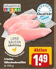 Aktuelles Frisches Hähnchenbrustfilet Angebot bei REWE in Nürnberg ab 1,49 €