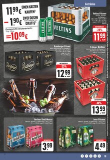Bier im EDEKA Prospekt "Aktuelle Angebote" mit 24 Seiten (Würselen)