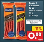 Aktuelles Kabanossi to go Angebot bei Netto Marken-Discount in Bremen ab 0,88 €