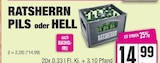 Pils Angebote von Ratsherrn bei EDEKA Quickborn für 14,99 €