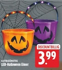 LED-Halloween Eimer von GUT&GÜNSTIG für 3,99 € bei E center im Angebot LED-Halloween Eimer von GUT&GÜNSTIG im aktuellen E center Prospekt