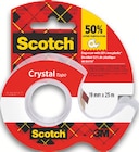 Devidoir de ruban transparent Crystal 25m x 19mm - Scotch - Intermarché Hyper Devidoir de ruban transparent Crystal 25m x 19mm - Scotch à 1,09 € dans le catalogue Intermarché Hyper