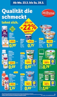 Milch im Lidl Prospekt "LIDL LOHNT SICH" mit 75 Seiten (Hannover)