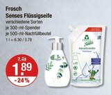 Senses Flüssigseife von Frosch im aktuellen V-Markt Prospekt für 1,89 €