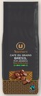 Café en grains Brésil Pur Arabica - U SAVEURS en promo chez U Express Drancy à 12,15 €