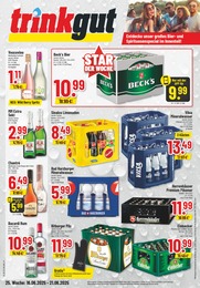 Aktueller Trinkgut GetrĂ€nkemĂ€rkte Prospekt fĂŒr Winsen (Aller) 16.06.2025 - 21.06.2025 Trinkgut Prospekt fĂŒr Winsen (Aller) mit 10 Seiten