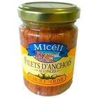 Filets D'anchois Allongés À L'huile D'olive Micéli à Auchan Supermarché dans Ferrière-sur-Beaulieu