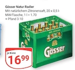 Aktuelle Bier Angebote bei GLOBUS in Mannheim Aktuelles Natur Radler Angebot bei GLOBUS in Mannheim ab 16,99 €