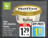 100% Natürliche Zutaten im Angebot bei E center in Bamberg 100% Natürliche Zutaten Angebote von Rama bei E center Bamberg für 1,11 €