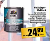 Heizkörper-Mattlack Angebote von düfa bei Christian Scheffer Heimtex-Fachmarkt e.K. Minden für 24,99 €