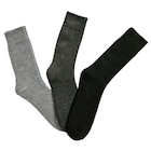 Chaussettes thermiques homme en promo chez Carrefour Aulnay-sous-Bois à 5,99 €