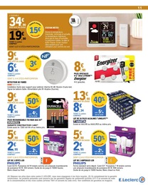 Prix et réduction Bricolage dans le prospectus E.Leclerc en cours Offre Bricolage dans le catalogue E.Leclerc du moment à la page 11