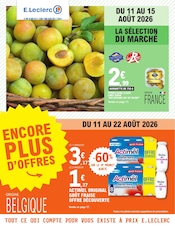 Catalogue E.Leclerc à Hirson cette semaine, valable du 11/08/2026 au 22/08/2026 Prospectus E.Leclerc à Hirson, "TOUT CE QUI COMPTE POUR VOUS EXISTE À PRIX E.LECLERC", 28 pages de promos valables du 11/08/2026 au 22/08/2026
