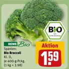 Bio Broccoli im Angebot bei REWE in Ansbach Bio Broccoli Angebote von REWE Bio bei REWE Ansbach für 1,59 €