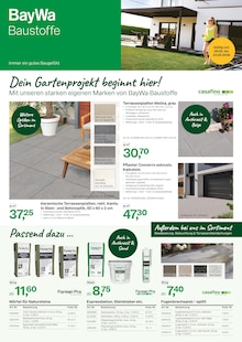 Terrassenplatten im BayWa AG Prospekt "Dein Gartenprojekt beginnt hier!" mit 4 Seiten (Regensburg)