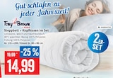 Aktuelles Steppbett + Kopfkissen im Set Angebot bei Kaufhaus Stolz in Lübeck ab 14,99 €