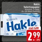 Klassisch Toilettenpapier Angebote von Hakle bei EDEKA Ibbenbüren für 2,99 €