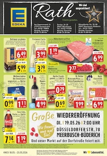 Coca Cola im EDEKA Prospekt "Aktuelle Angebote" mit 32 Seiten (Meerbusch)