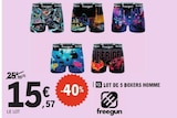 Lot de 5 Boxers Homme - Freegun dans le catalogue E.Leclerc