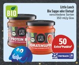 Bio Suppe oder Eintopf im Angebot bei EDEKA in Altenburg Bio Suppe oder Eintopf Angebote von Little Lunch bei EDEKA Altenburg