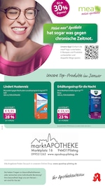 mea - meine apotheke Apotheken Prospekt der aktuellen Woche mit 4 Seiten, gültig von 01.01.2026 bis 31.01.2026, in Mamming und Umgebung Aktueller mea - meine apotheke Apotheken Prospekt in Mamming und Umgebung, "Unsere Januar-Angebote" mit 4 Seiten, 01.01.2026 - 31.01.2026