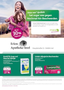 Aktueller mea - meine apotheke Prospekt "Unsere März-Angebote" Seite 1 von 4 Seiten für Irrel