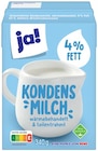 Kondensmilch von ja! im aktuellen REWE Prospekt für 0,85 €