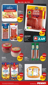 Wurst im aktuellen Penny Prospekt (Duisburg) Wurst im Penny Prospekt "Wer gĂĽnstig will, muss Penny." mit 46 Seiten (Duisburg)