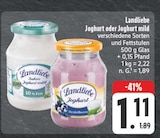 Joghurt Angebote von Landliebe bei EDEKA Bautzen für 1,11 €