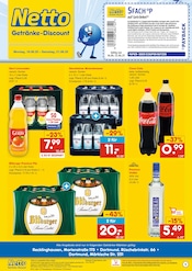 Cola im Netto Marken-Discount Prospekt in Dortmund Aktueller Netto Marken-Discount Prospekt mit Cola, "DER ORT, AN DEM DU IMMER AUSGEZEICHNETE PREISE FINDEST.", Seite 1