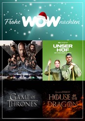 Fernseher im WOW Prospekt in Wiesbaden Aktueller WOW Prospekt mit Fernseher, "Frohe WOWnachten", Seite 1