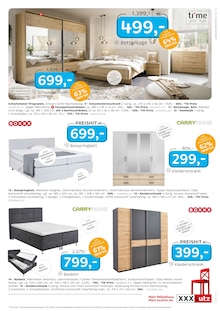 Bett im XXXLutz Möbelhäuser Prospekt "junges wohnen." mit 20 Seiten (Bochum)