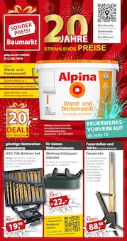 Sonderpreis Baumarkt Prospekt 20 JAHRE STRAHLENDE PREISE mit  Seiten in Teistungen und Umgebung