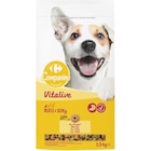 Croquettes pour chien - CARREFOUR COMPANINO VITALIVE en promo à 3,99 € chez Carrefour Market Croquettes pour chien - CARREFOUR COMPANINO VITALIVE dans le catalogue Carrefour Market