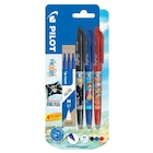 3 rollers Frixion "One Piece"+ 3 recharges bleues - PILOT - Carrefour à Vaulx-en-Velin 3 rollers Frixion "One Piece"+ 3 recharges bleues - PILOT en promo chez Carrefour Vaulx-en-Velin à 8,95 €