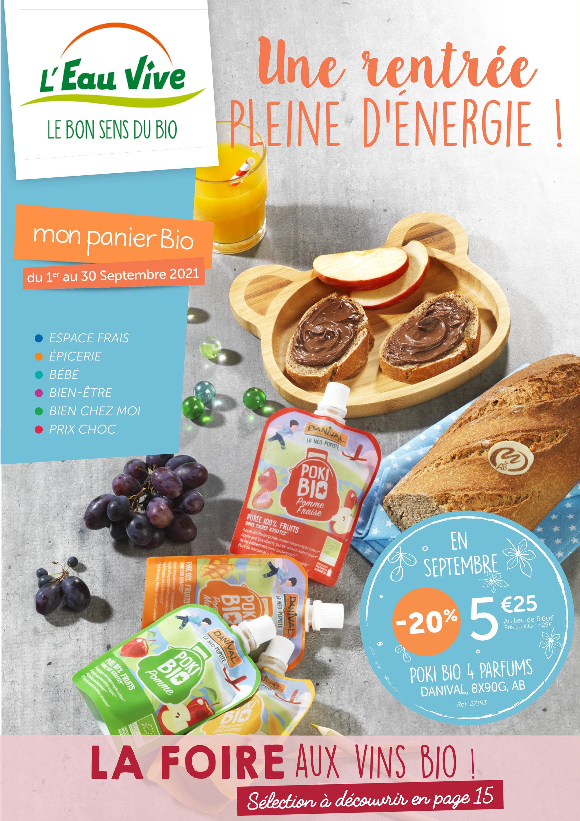 Catalogue L'Eau Vive à Courbevoie, avec 22 pages Prospectus L'Eau Vive à Courbevoie, "Une rentrée pleine d'énergie !", 22 pages, 01/09/2021 - 30/09/2021
