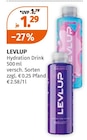 Hydration Drink Angebote von LEVLUP bei Müller Kaufbeuren für 1,29 €