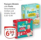 Windeln oder Pants im Angebot bei GLOBUS in Oberhausen Windeln oder Pants Angebote von Pampers bei GLOBUS Oberhausen für 6,99 €