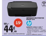 Imprimante multifonction deskjet 2910 - HP en promo à 44,99 € chez E.Leclerc Imprimante multifonction deskjet 2910 - HP dans le catalogue E.Leclerc