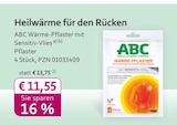 mea - meine apotheke - Wärme-Pflaster mit Sensitiv-Vlies Angebot im Prospekt Wärme-Pflaster mit Sensitiv-Vlies bei mea - meine apotheke im Prospekt "" für 11,55 €