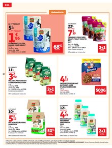 Promotion Chat dans le prospectus Auchan Hypermarché, valable du 21/07/2026 au 02/08/2026 Promo Chat dans le catalogue Auchan Hypermarché du moment à la page 18