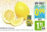 EDEKA Schwalbach - Bio Zitronen Angebot im Prospekt Bio Zitronen bei EDEKA im Schwalbach Prospekt für 0,99 €