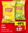 Gesalzen im Angebot bei Lidl in Stendal Gesalzen Angebote von Lay's bei Lidl Stendal für 1,11 €