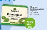 Bio-Rahmspinat bei tegut im Orlamünde Prospekt für 1,99 €